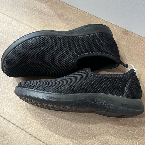 Fly‎ Flot Women 39 Black Mesh PlumTech Covered Full Water Shoes Italy Slip On - Picture 9 of 11